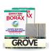 20 Mule Team Borax Detergent Booster and Household Cleaner Powder 4 lb Bundle with Microfiber Cloth - Boosts Detergent Power -Controls Odors - Softens Water - All-Natural Cleaning - (4 Items)