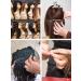 Weaving Needle and Threads Set with Stainless Steel Needles and Scissors for Hand Sewing Hair Extensions and Lace Wig DIY - 3 Rolls Black Thread - Buy Online on GoSupps.com