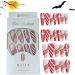 Long Press on Nails Halloween Press on Long Nails with Spider Pattern False Nails for Halloween Full Nails Fake Long Fingernails Various Sizes for Ball Wedding Home Christmas gift - Buy Online on GoSupps.com