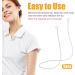 2pcs Silicone Earplugs Connector Cord - 18.9in Anti-Lost Strap for Earbuds Prevents Falling - Lanyard Ear Plugs with Detachable Tips (White - Buy Online on GoSupps.com