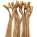 SEGO Real Hair Extensions - 200 Strands Keratin U-Tip Honey Blonde #18p613 - 22 (56cm) 100g Human Hair - Buy Online on GoSupps.com