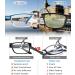 Buy 2-Pcs Magnifying Glasses for Men & Women - Blue Light Blocking Computer Readers 3.5x - Black & Blue | International Shipping Available - Buy Online on GoSupps.com