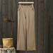 ZOOJINFAR Womens Cotton Linen Capris Khaki X-Large - Summer Casual Elastic Waist Pants - Buy Online on GoSupps.com