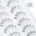 Obeyalash 10 Pairs False Eyelashes - Natural Look Lightweight Fluffy Wispy 3D Volume Invisible Band - Perfect for International Shipping - Buy Online on GoSupps.com
