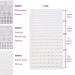 NOOEPC 660Pcs Face Gems & Hair Jewels Set - Rhinestones with Tweezers for DIY Body & Face Art - Festival Makeup & Party Decorations - 3 Sheets - Buy Online on GoSupps.com