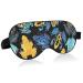 Haskirky Light Blocking Eye Mask Breathable and Adjustable Adult Men and Women Travel on Business Trips Yoga Meditation Light Smooth Comfortable Eye Mask Office Deep Sleep Goodies Vivid Tropical Fr