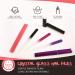 3 Pack Crystal Glass Nail File Set with Case - Professional Czech Glass Fingernail File for Gentle Nail Care - Buy Online on GoSupps.com