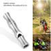 High Decibel Outdoor Stainless Steel Whistle | Emergency Survival Signal Pipe for Camping - Buy Online on GoSupps.com