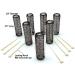 ALAZCO Vintage Style Hair Roller Set - 14pc Medium Brush Rollers & Pins - Mesh Hair Curlers 2.5x3/4 with Bristles and Flexible Locking Pins - Buy Online on GoSupps.com