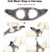 Doramio Reflective Step-In Dog Harness & Leash for Small Dogs & Cats - Breathable Safe & Comfortable (Gray Size L) - Buy Online on GoSupps.com