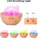 Puraland 200ml Glass Essential Oil Diffuser | Upgraded Aromatherapy Humidifier with Real Wood Base | 7 LED Colors | Waterless Auto Shut-off - Ideal for Home, Office, Bedroom - Perfect Gift! - Buy Online on GoSupps.com