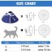 Yanzisno1 Cat Cone Collar - Adjustable Medium Elizabethan E-Collar for Cats and Kittens - Soft Nonwoven Fabric - Stop Licking and Head Scratching Post Surgery - Prevent Infections - Buy Online on GoSupps.com