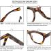 MMOWW Oversized Reading Glasses 3-Pack for Women | Blue Light Blocking Computer Readers | Black Blue & Brown Tortoise 1.5x - Shop Internationally! - Buy Online on GoSupps.com