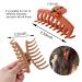 12 Pack Large Claw Hair Clips for Thick & Thin Hair - Strong Hold Non-Slip Matte Hair Accessories for Women - Buy Online on GoSupps.com