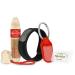 PARA'KITO Mosquito Repellent Bundle - 1 Roll-on | 1 Wristband | 1 Clip (Roll-on + Black + Red) Roll-on/Black/Red
