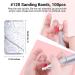 MelodySusie 400 Pcs Professional Sanding Bands with Mandrels for Nail Drill - 80, 120, 180, 240 Grit - EFile Sanding Bits Set for Manicures and Pedicures - Buy Online on GoSupps.com