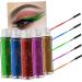 Healvian 2pcs Colorful Eyeliner Pen Glow Liquid Eyeliner Shimmer Eyeshadow Pearlescent Liquid Eyeliner - Buy Online on GoSupps.com