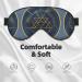 Unisex Math Geometry Calculus Sleep Mask - Double-Sided Eye Mask for Sound Sleep & Skin Care - Buy Online on GoSupps.com