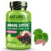NATURELO Immune Support  Vitamin C, Elderberry, Zinc, Echinacea  Natural Immunity Boost w/ Antioxidant, Herbal & Mineral Defense - 60 Vegan Capsules Immune Support 60 Count (Pack of 1)
