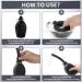 Enema Bulb Douche for Women & Men - 4 Piece Set with Nozzles | Black | Fast International Shipping - Buy Online on GoSupps.com