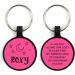 Dog Tag Personalised Dog Name Tag Custom Dog ID Tag Dog Tags for Pets Engraved Silicone Dog Tag for Cat Pet Dog Puppy Personalised Dog Collar for Cats Dogs (Pink Round) - Buy Online on GoSupps.com
