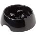 Rosewood Anti scoff Slow Feeder Melamine Dog Bowl Black large