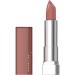 Maybelline Color Sensational Lipstick Lip Makeup Cream Finish Hydrating Lipstick Nude Pink Red Plum Lip Color Untainted Spice 0.15 oz (Packaging May Vary)