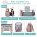 3-in-1 Diaper Bag Backpack for Baby Essentials - Pink | Portable Convertible Travel Bag for Newborn Registry & Baby Shower Gifts | Ideal for Girls, Boys, Moms, Dads - Buy Online on GoSupps.com