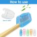 Buy Aster 20-Piece Toothbrush Covers - Portable Travel Caps in 5 Colors for Home Camping & School - International Shipping Available - Buy Online on GoSupps.com