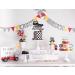 AHAORAY Race Car Cake Topper - Black Glitter Race Car Birthday Cake Decorations - Car Themed Happy Birthday Party Cake Decorations Photo Booth Props - Buy Online on GoSupps.com