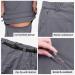 StunShow Boys Waterproof Cargo Pants - UPF 50+ Quick Dry Convertible Zipper Pants for Kids - Grey - Ideal for Casual Hiking - Buy Online on GoSupps.com