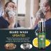 Buy Cusmay Beard Care Set for Men | All-in-One Gift Set with Shampoo Oil Balsam Comb & Shears - Perfect for Father's Day Valentine's Day & Christmas - Buy Online on GoSupps.com