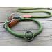 Leisegr n Adjustable Paracord Dog Collar | Nylon Devon Model | Olive Green | Size XL | International Shipping Available - Buy Online on GoSupps.com