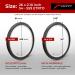 Fincci 26x2.10 Foldable XC Cross Country Tires - Pack of 2 | Mountain MTB Hybrid Bike Bicycle | 60 TPI, Nylon Protection | Black - Buy Online on GoSupps.com