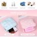 Amaxiu Sanitary Napkin Storage Bags 2pcs Waterproof Travel Menstrual Pad Pouch with Zipper Mini Tampons Holder for Purse Period Nursing Pad Holder for Women Girls 5.1" x 5.1" (Pattern A) - Buy Online on GoSupps.com