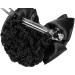 Black Bowknot Decor Snood Net Barrette Hair Bun Cover - Buy Online on GoSupps.com