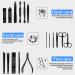 18-in-1 Manicure Pedicure Kit for Men & Women | Stainless Steel Nail Clippers Set with Sharp Scissors & Vibrissac Scissors | Stylish Case Included (Blue) - Buy Online on GoSupps.com