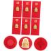 Didiseaon 18 Pcs Red Envelope Wedding Hongbao Lucky Money Envelopes Red Money Packets Chinese Lai See Wedding Gift Card Red Packet for New Year New Year Items Christmas Imitation Gold Leaf - Buy Online on GoSupps.com