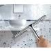 Freyry Shower Squeegee Stainless Steel Squeegee Shower Cleaner for Shower Doors Bathroom Window and Car Glass 12 Inches - Buy Online on GoSupps.com