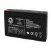 AJC Battery Compatible with Sonnenschein A206 6.5 S 6V 7Ah Emergency Light Battery