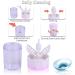 Marble Contact Lens Case Kit with Mirror and Tweezers - Rose Gold | Portable Travel Kit for Outdoor and Office Use - Buy Online on GoSupps.com
