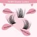 72 Pcs Peachy-D-8-16 Mix Cluster Individual Lashes - DIY Eyelash Extension Kit with Super Thin Band | Reusable & Comfortable - Buy Online on GoSupps.com