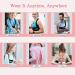 Posture Corrector Brace for Women - Adjustable Upper Back Support & Pain Relief (Pink Medium - Buy Online on GoSupps.com