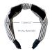 Handmade Braid Headband Set - Pink, Burgundy, Navy, Black - Elastic Hair Hoop for Women and Girls - Buy Online on GoSupps.com