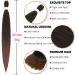 Xusuperb Pre-Stretched Braiding Hair - Ombre Brown 26 Easy Braids Extensions | 6 Packs Soft Yaki-Textured Kanekalon Hair (T1B/30#) - Buy Online on GoSupps.com