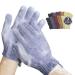 MIG4U Shower Exfoliating Scrub Gloves Medium to Heavy Bathing Gloves Body Wash Dead Skin Removal Deep Cleansing mitts for Women and Men 5 Pairs 5 Colors 5 Pairs Mixed color