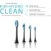 Sonic Clean Brush Replacement Heads - Soft Dupont Bristles - 4 Pack Electric Toothbrush Heads (Black Diamond Edition) - Buy Online on GoSupps.com
