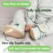 Dotty Fish Cotton Baby Booties with Suede Sole - Teal Fleece Safari Animals, 0-6 Months - Buy Online on GoSupps.com