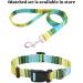 Mihqy Bohemian Dog Collar - Adjustable Soft & Comfortable for All Sizes - Floral Geometric Design (Yellow L: 38-63 cm) - Buy Online on GoSupps.com