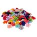 COHEALI 100pcs Hand Sewing Small Flower Rhinestones Hairpin